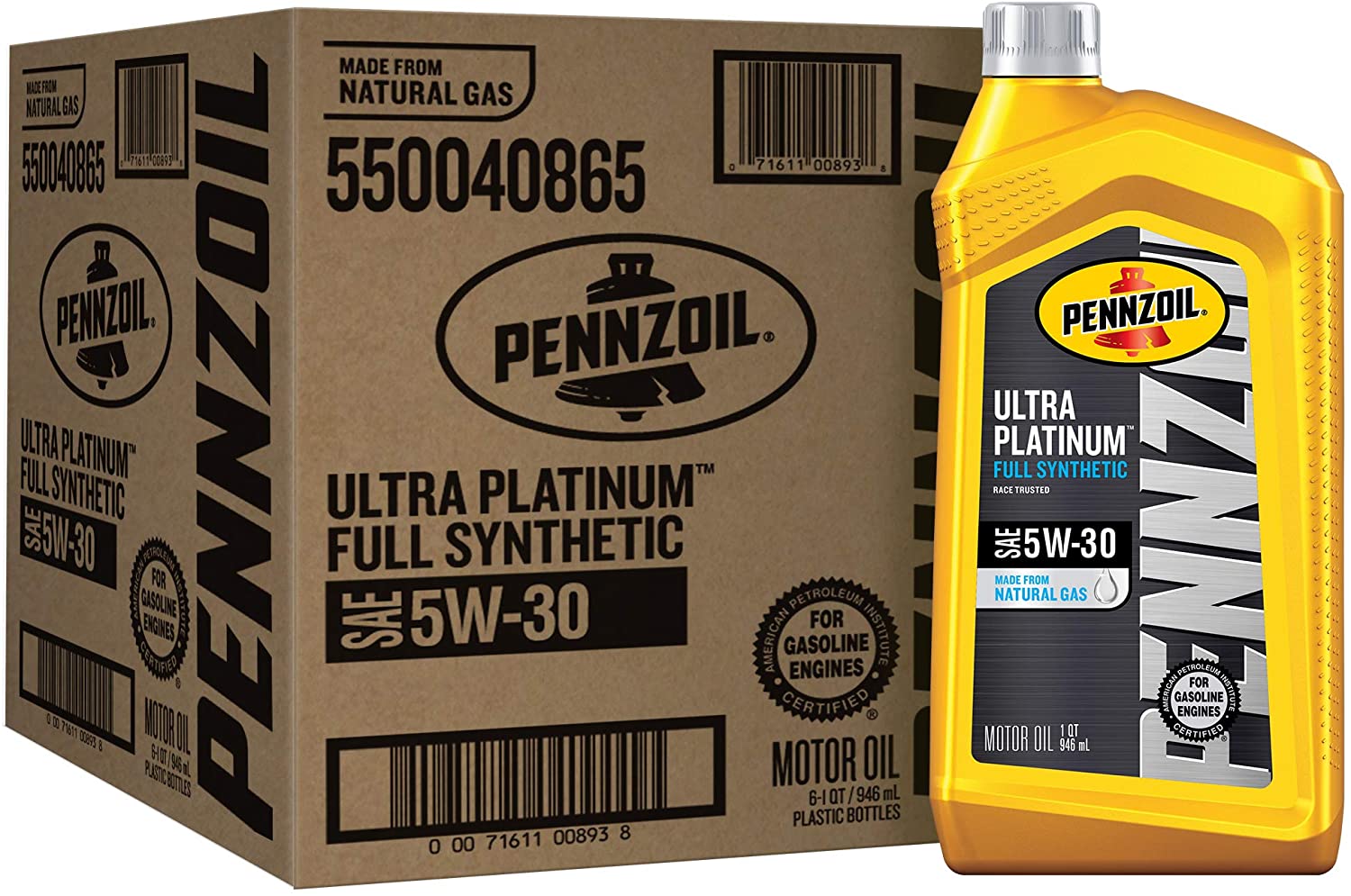 Okpetroleum.com: Pennzoil Ultra Platinum Full Synthetic 5W-30 Motor Oil ...