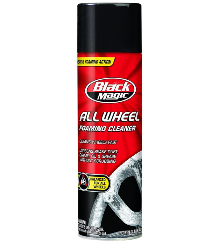 Black Magic Foaming All Wheel Cleaner 16oz Aerosol Can (6  Pack)