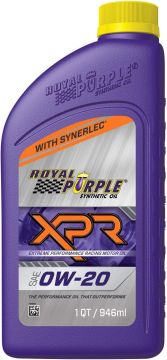 Royal Purple 06008 XPR  Extreme Performance Racing Motor Oil SAE 0W-20 6-Quarts