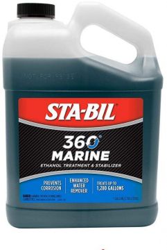STA-BIL 22250 360 Marine Ethanol Treatment and Fuel Stabilizer Gallon Jugs (4 Pack)