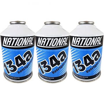 National Refrigerant R134a for use in MVAC 12 Oz Self-Sealing Container (3 Pack)