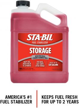 STA-BIL 22213 Storage Fuel Stabilizer Ethanol Blend Gallon Jug (4 Pack)