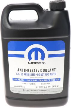 Mopar 68163849-AB Engine Coolant Antifreeze 10 Year 150,000 Mile 50/50 Prediluted