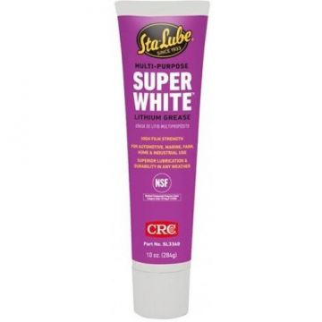CRC Super White Multi-Purpose Grease 10 oz Tube (6 Pack)