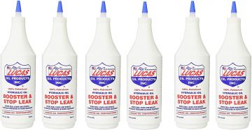Lucas Oil 10019 Hydraulic Oil Booster and Stop Leak 32oz Bottles (6 Pack)