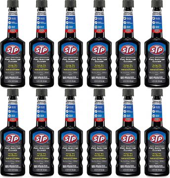 STP Fuel Injector Cleaner Super Concentrated 5.25 oz Bottles (12 Pack)