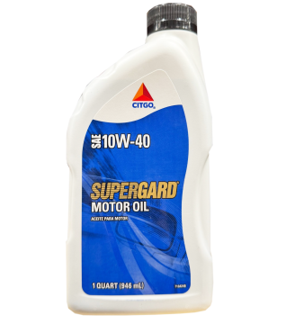 CITGO SUPERGARD Syn Blend Motor Oil SAE 10W40 - 12 Quarts