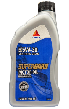 CITGO SUPERGARD Syn Blend Motor Oil SAE 5W30 - 12 Quarts