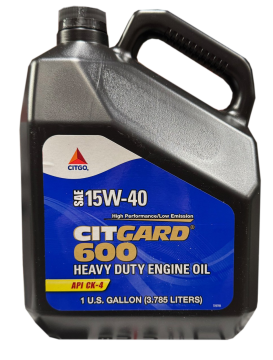 CITGO CITGARD 600 Heavy Duty Engine Oil SAE 15W40 - 3 Pack