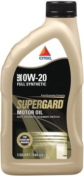 CITGO SUPERGARD Full Synthetic Motor Oil SAE 0W20 - 6 Quarts