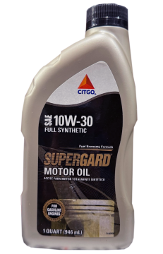 CITGO SUPERGARD Full Synthetic Motor Oil SAE 10W30 - 6 Quarts