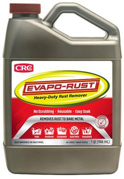 CRC ER004 Evapo-Rust, Heavy-Duty Rust Remover, Reusable, Non-Corrosive, Water-based, 32 oz