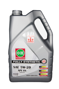 OK Petroleum Full Synthetic Engine Motor Oil 5W-20 - 4x 5 Quarts