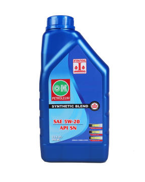 OK Petroleum Synthetic Blend Engine Motor Oil 5W-20 - 12 Quarts