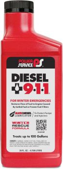 Power Service 08026-12 Diesel 9-1-1 Winter Rescue Formula 26 oz. Pack of 12