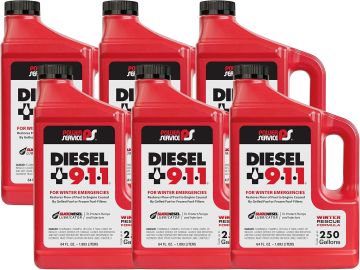 Power Service 08064-06 Diesel 9-1-1 Winter Rescue Formula 64 oz Pack of 6