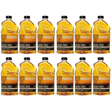 Howes Lubricator HL103060 1/2 Gallon Diesel Treat Fuel Conditioner Anti-Gel 64oz (12 Pack)