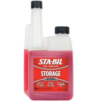 STA-BIL 22207 Storage Fuel Stabilizer Ethanol Blend 16oz Bottle (12 Pack)